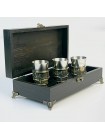 Чарки авторські "Полювання", 3 шт, латунь
