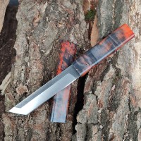 Ніж "Танто" N690, карельська береза, №7