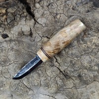 "Едельвейс" 70, вик. #3, кований ніж для полювання