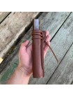 Ніж "ЯКУТ N690, V-054", шкіряні ножни