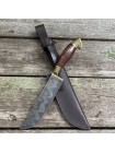 Нож пчак исп. 13, дамаск ламинат