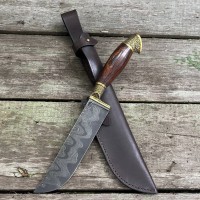 Нож пчак исп. 13, дамаск ламинат
