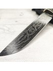 Ніж ручної роботи "Мозаїчний" з піхвами вик. 19 (синій гібрид) АРХІВ