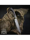 Нож "Пчак" (граб + проставки), исп. № 1, дамасская сталь (архив)
