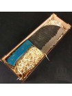 Нож ручной работы "Сербский" бирюза (архив)