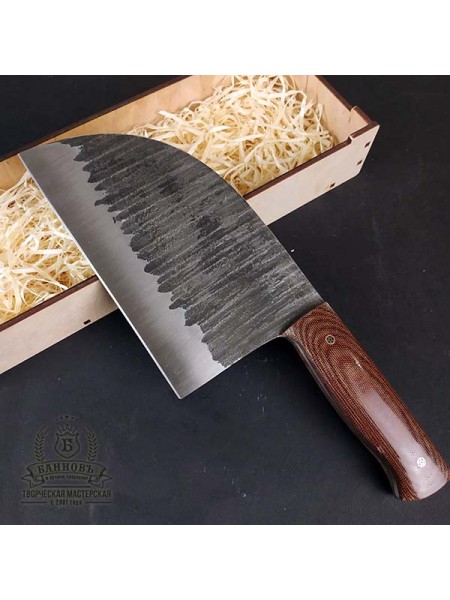 Нож ручной работы "Сербский" коричневый (архив)