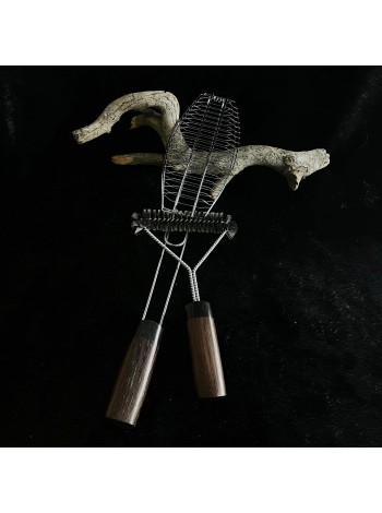 Решітка гриль "Рибка" + щітка (венге стабілізований)