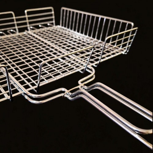 Решітка гриль глибока з силіконовим руків'ям