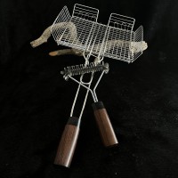 Решітка гриль середня "Барбекю" + щітка (венге стабілізований)