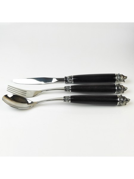 Столовий набір "Ведмеді" граб