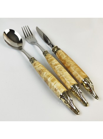 Столовий набір "Щуки" кап клена