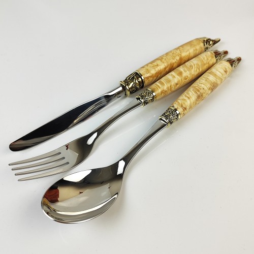 Столовий набір "Щуки" кап клена